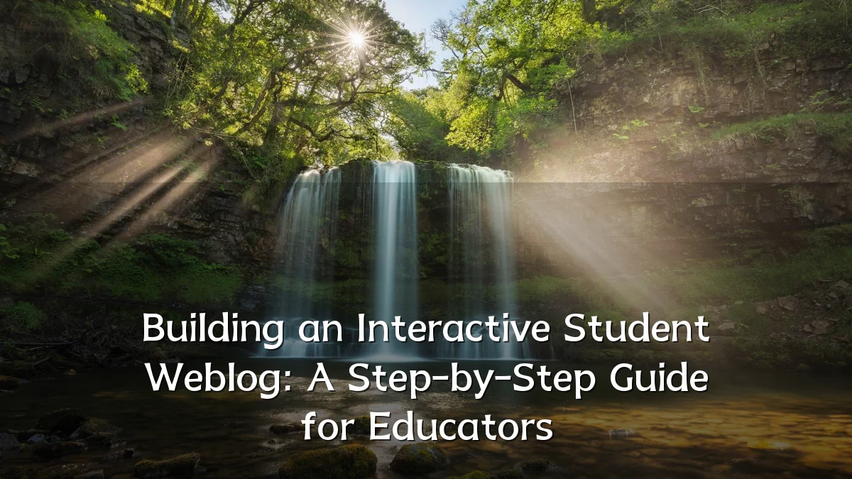 Building an Interactive Student Weblog: A Step-by-Step Guide for Educators