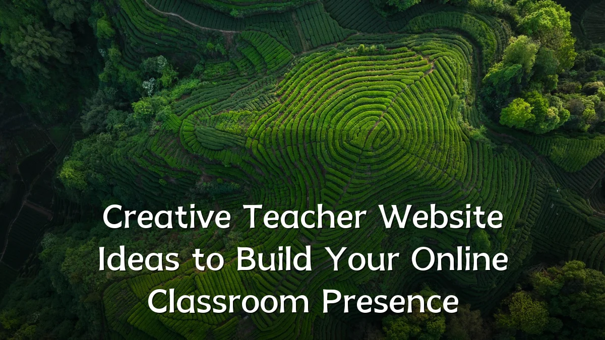 Creative Teacher Website Ideas to Build Your Online Classroom Presence