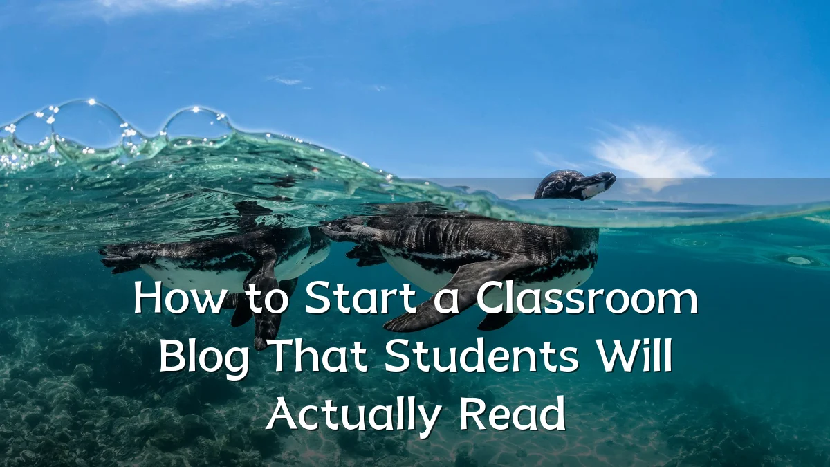 How to Start a Classroom Blog That Students Will Actually Read