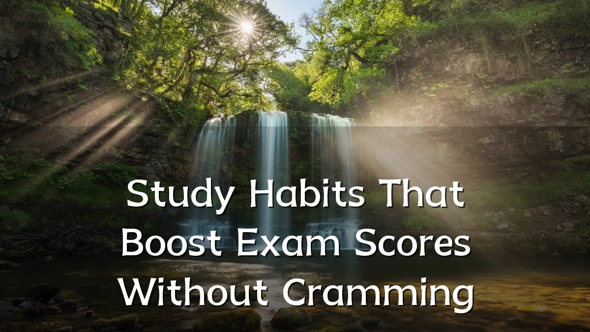 Study Habits That Boost Exam Scores Without Cramming