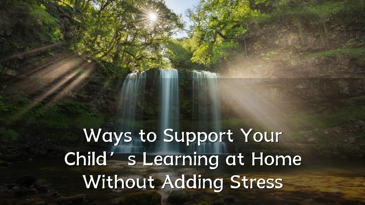 Ways to Support Your Child’s Learning at Home Without Adding Stress