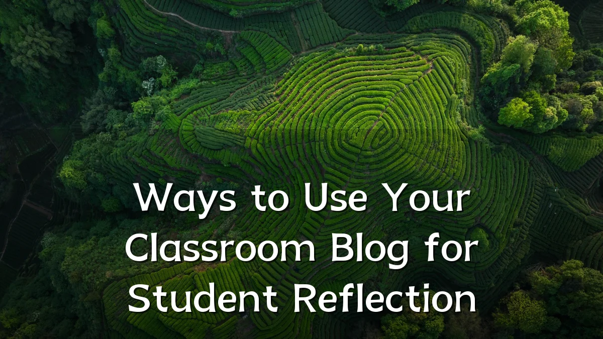 Ways to Use Your Classroom Blog for Student Reflection