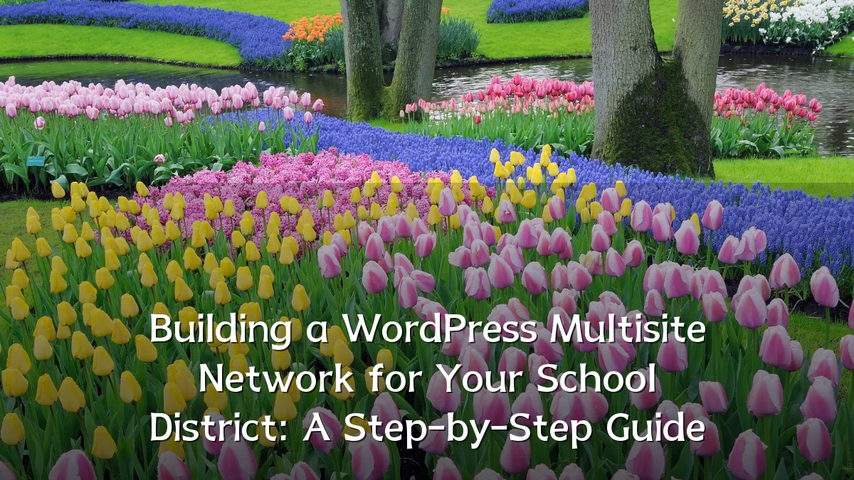 Building a WordPress Multisite Network for Your School District: A Step-by-Step Guide