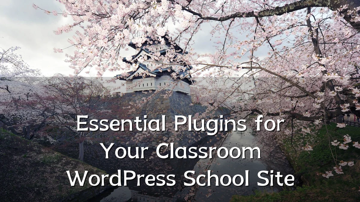 Essential Plugins for Your Classroom WordPress School Site