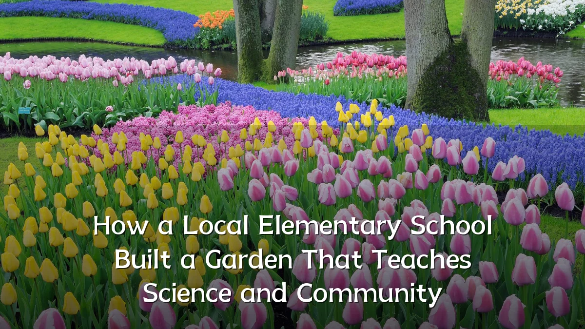 How a Local Elementary School Built a Garden That Teaches Science and Community