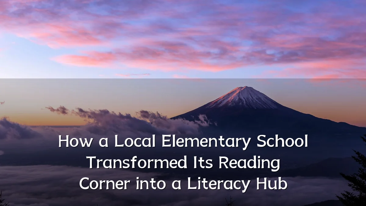 How a Local Elementary School Transformed Its Reading Corner into a Literacy Hub