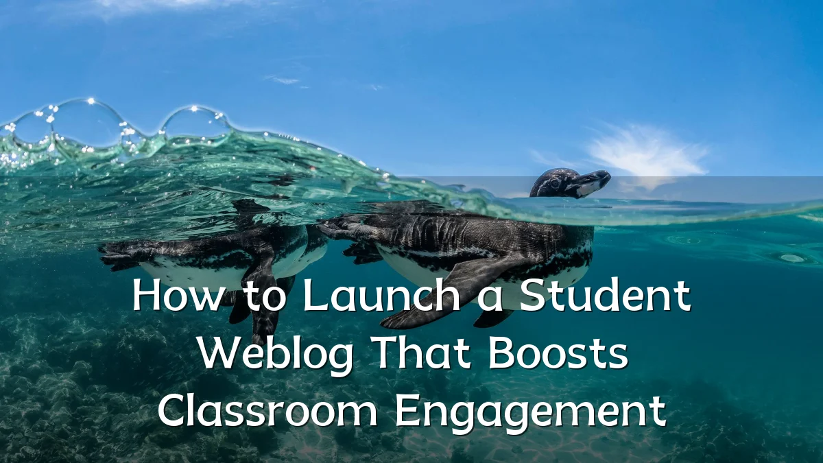 How to Launch a Student Weblog That Boosts Classroom Engagement