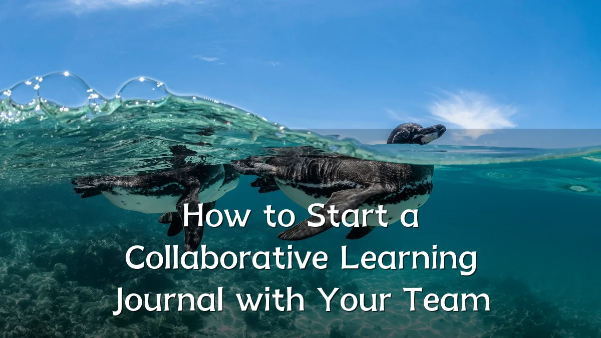 How to Start a Collaborative Learning Journal with Your Team