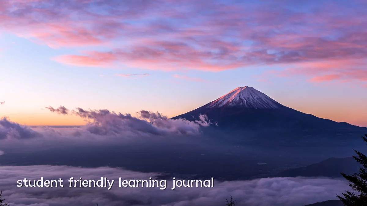 student friendly learning journal