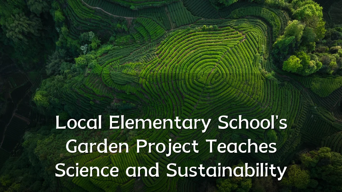 Local Elementary School's Garden Project Teaches Science and Sustainability